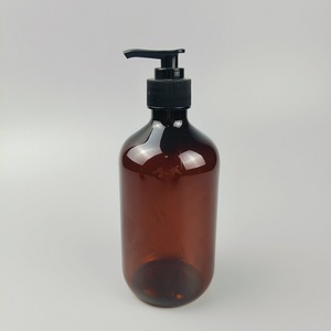 Vide <span class=keywords><strong>Bosto</strong></span> 500ML givré ambre douche shampooing Lotion bouteille/rechargeable distributeur bouteille voyage emballage cosmétique conteneur - Product Image 3