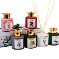 Diffuseur de roseaux botanique enchanteur Parfum durable non toxique sûr Ensemble de diffuseurs de roseaux de qualité supérieure
