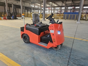 2ton ลากพ่วงไฟฟ้าขนาดเล็กมาใหม่3ton 4ton 6ton แบตเตอรี่รถแทรคเตอร์พ่วงสนามบินอุปกรณ์จัดการวัสดุ - Product Image 5