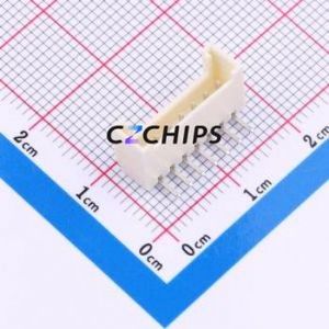 WAFER-HY2.0-7PWZ-Y62 Wire-to-Board Pin Header Bent Lead Through Hole,P=2mm Connector 1x7P 2mm Right Angle Insert HY - Product Image 1