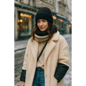 Women's Basic <b>White</b> <b>Wool</b> Beanie BERE1141 Elegant Bonnet Accessory - Product Image 2