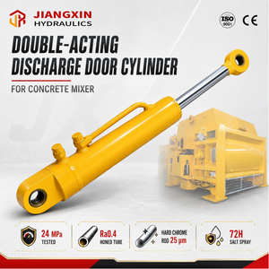 Pompe hydraulique à vérin à piston à double action testée 24 MPa, <span class=keywords><strong>pour</strong></span> <span class=keywords><strong>porte</strong></span> de décharge, alésage 50 mm, tige 25 mm, course 173,7 mm, 72H, résistance à la pulvérisation de sel - Product Image 1