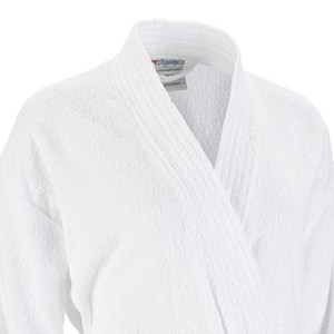 Batas <span class=keywords><strong>de</strong></span> baño <span class=keywords><strong>de</strong></span> algodón blanco Batas <span class=keywords><strong>de</strong></span> tela <span class=keywords><strong>de</strong></span> rizo para <span class=keywords><strong>mujer</strong></span> Toalla Albornoz Batas <span class=keywords><strong>de</strong></span> spa - Product Image 3
