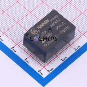 YX206F-S-105DM Power Relay DIP-4 Relay 5V 1 Normally Open: 1A (SPST-Normally Open)::: 4 16A-250VAC - Product Image 1