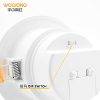 Spot lumineux LED encastrable en plastique, luminaire d'intérieur réglable, éclairage d'intérieur, luminaire de plafond, montage en usine chinoise,, 7/8w, meilleur prix,