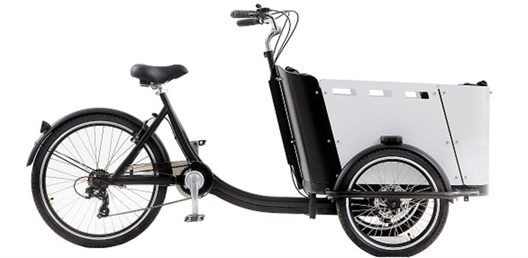 Bicicleta carga elétrica assentos para família, para crianças