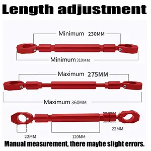 Guidon en aluminium pour vélo <span class=keywords><strong>électrique</strong></span> et accessoires de scooter sportif pour l'équilibre et le contrôle - Product Image 6