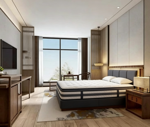 Juego de Muebles de Dormitorio Personalizados Modernos de Madera para <span class=keywords><strong>Hotel</strong></span> Fairfield Inn by <span class=keywords><strong>Marriott</strong></span>, Muebles de Panel de Madera para Apartamentos y Resorts - Product Image 1