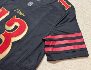 Nouveau <span class=keywords><strong>maillot</strong></span> des rivalités de <span class=keywords><strong>San</strong></span> <span class=keywords><strong>Francisco</strong></span> 2026 # <span class=keywords><strong>Maillot</strong></span> de football américain brodé 13 Brock Purdy Christian McCaffrey George Kittle Bosa - Product Image 5