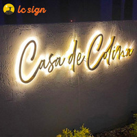 Letreros de Acrílico con Retroiluminación LED, Letreros de Canal Iluminados, Letreros 3D con Letras Iluminadas