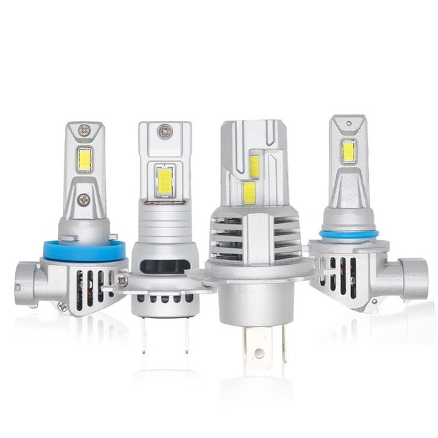60W 6000K CSP 3570 LED Headlight Bulb for H7/H1/H3/H11 Cars with Built-in Fan