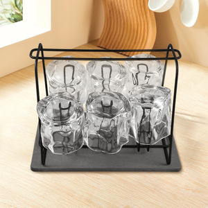 Almohadilla Absorbente de Lodo de Diatomeas de Secado Rápido, Escurridor de Platos, Estante de Almacenamiento, Soporte Metálico para Cubiertos y Utensilios de Cocina, para Herramientas de Limpieza - Product Image 3