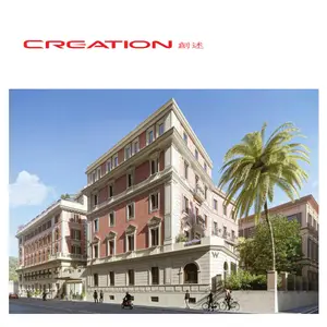การสร้างโรงงานอุปทานอิตาลีโรมการออกแบบที่ทันสมัยชุดเต็มของเฟอร์นิเจอร์โรงแรมสำหรับห้องนอน