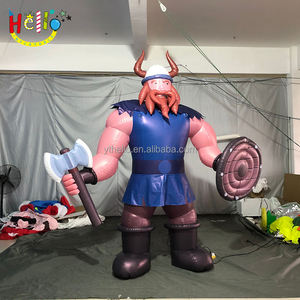 Inflable 3D figura muñeca mascota inflable gigante vikingo - Product Image 4