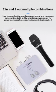 Icon <span class=keywords><strong>Aiken</strong></span> 2Nano, Tarjeta de Sonido Externa USB de Alta Gama para Computadora, Equipo de Estudio de Grabación y Karaoke - Product Image 6