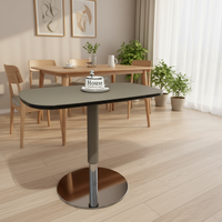 Table Basse Extensible Décorative en Bois et Acier Inoxydable, Design Moderne, Finition Dorée, Personnalisable, Prix Usine