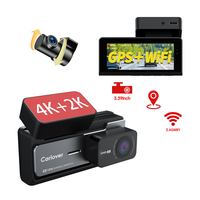 Caméras embarquées Carlover 4K+2K haute définition, enregistreur de conduite ADAS, GPS, surveillance de stationnement 24H, capteur G, enregistrement en boucle, usine OEM ODM