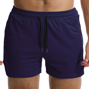 Men's Eco-Friendly Logo Embroidered GYM <b>Shorts</b> Quick Dry Breathable Cotton Polyester Casual Outdoor Sports Jersey Side <b>Slip</b> - Product Image 1