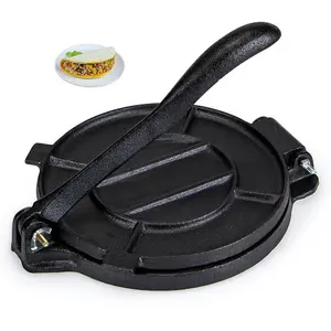 8 Inch Gietijzeren Tortillapers Chapati Maker Roti Maïs Tortilla Pers Traditionele Handgemaakte Vouwgreep