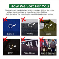 Vêtements d'occasion pour enfants, lot mixte hiver, vente en gros usine, balle de friperie 1er choix enfant, vêtements usagés de grade A