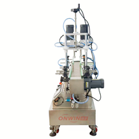 Machine de capsulage pneumatique automatique de table pour bouteilles de cosmétiques, parfums, shampoings, pots en verre et en plastique