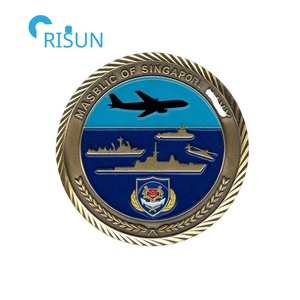 Monedas Conmemorativas Personalizadas de las Fuerzas Armadas de Singapur, Recuerdos Singalenses, Moneda de Desafío Personalizada de Singapur - Product Image 2