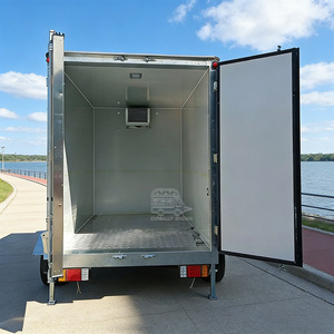 Remolque Pequeño para Alimentos con Refrigerador, Remolque Congelador Móvil, Remolque Pequeño con Unidades de Refrigeración, Remolque Refrigerado - Product Image 5