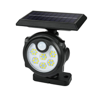 Nouvelle lampe solaire de jardin à induction IP65, 36 lampes, détecteur de mouvement PIR, rechargeable, lampe murale d'urgence, allée, 5000K, RoHS