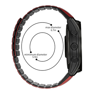 <span class=keywords><strong>Bracelet</strong></span> de <span class=keywords><strong>montre</strong></span> en silicone magnétique 22 mm 26 mm pour <span class=keywords><strong>Garmin</strong></span> Fenix3/5X/6X Classic, accessoires de <span class=keywords><strong>montre</strong></span> intelligente unisexe, testé QC - Product Image 5
