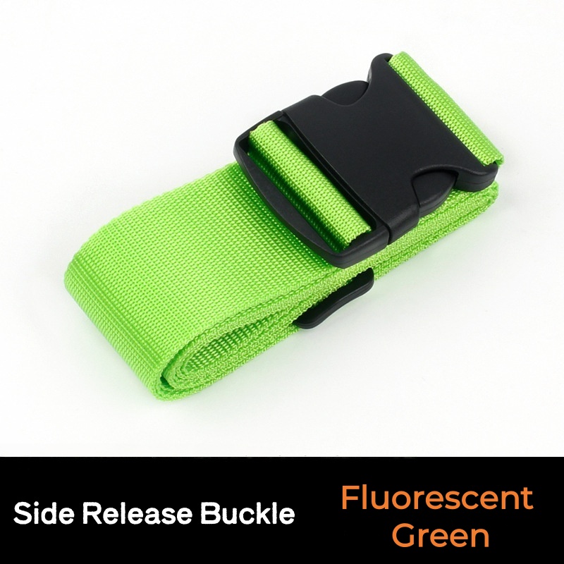 Cinghie per bagagli verde fluorescente* 2 pezzi