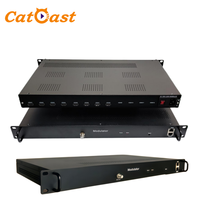Cheap Hotel 4 8 Channel HD to RF Encoder Modulator for CATV Digital Headend H.264 Video Encoding