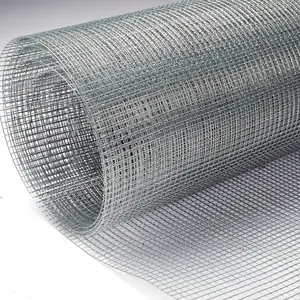 Hot Dipped Galvanized Welded Iron Wire Mesh 25x25mm Mesh Hole Roll For Birds Cage And Animal Fence