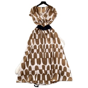 Nuevos Vestidos Maxi Elegantes para Mujer, Cuello en V, Sin Mangas, Estilo Retro con Estampado, Vestidos de Lujo Ligero - Product Image 6