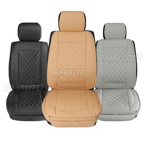 Funda de Asiento de Coche de Cuero PU Universal, Fundas de Asiento Delanteras para Automóviles, Cojín Protector para Asientos de Auto para BMW, Audi, Ford, Seat León - Product Image 1