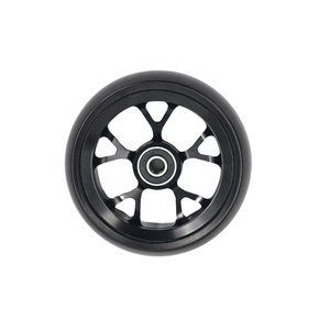 Pièces de <span class=keywords><strong>fauteuil</strong></span> roulant Roulette de roue avant de <span class=keywords><strong>fauteuil</strong></span> roulant durable en alliage d'aluminium de 4 pouces pour <span class=keywords><strong>fauteuil</strong></span> roulant manuel - Product Image 2