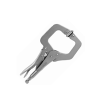 Pince à serrage de type C de 11 pouces, poignée en acier inoxydable, pince de coupe robuste, modèle OEM pour soudage, fourni par l'usine