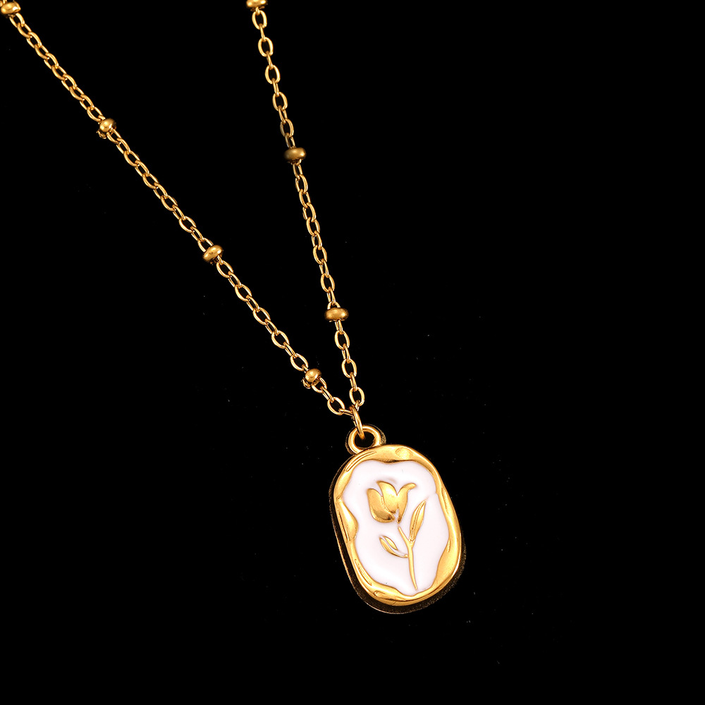 Gold with White Shell