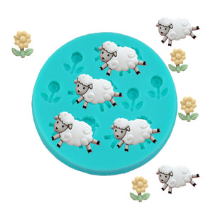 Silicone Mold For Sheep Fondant <b>Cake</b> Decorations Animal Shape Birthday <b>Cake</b> <b>Decorating</b> <b>Supplies</b> - Product Image 1