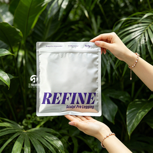 Aluminum Foil Clothing Bags | 3 Side Seal Slider Zipper Packaging for Underwear <b>Garments</b> - Product Image 4