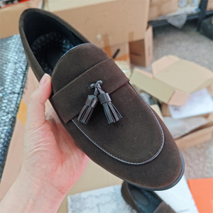 Zapatos Casuales de Gamuza Sintética con <span class=keywords><strong>Borlas</strong></span>, Diseño Formal, Zapatos <span class=keywords><strong>Mocasines</strong></span> Planos Duraderos y de Gran Venta para <span class=keywords><strong>Hombre</strong></span> - Product Image 2