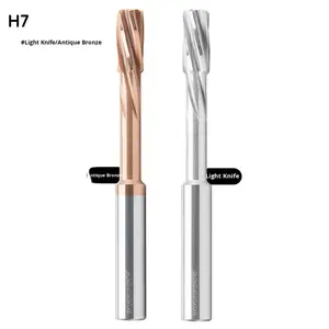 Alésoir rotatif en acier au tungstène H7 de précision, grand modèle 4 mm HRC60, poignée rotative gauche - Product Image 1