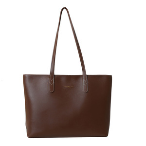 2025 sac fourre-tout simple marron de vente chaude transfrontalière, conception de grande capacité, sac à main de mode pour femmes - Product Image 1