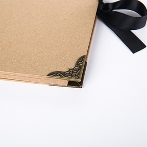 <span class=keywords><strong>Album</strong></span> <span class=keywords><strong>photo</strong></span> artisanal en papier kraft grand format 8 x 8 pouces, 30 pages, couverture rigide, pour <span class=keywords><strong>scrapbooking</strong></span> et souvenirs - Product Image 6