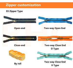 RHC ceket Cremalleras plastik fermuar 10 8 5 3 Vislon fermuar Fermeture ezippers iki yönlü yakın açık uç reçine fermuarlar - Product Image 5