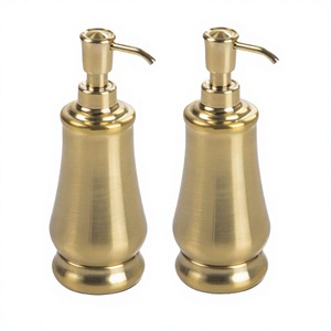 <b>Set</b> Of 2 Stainless Steel Soap Dispenser Premium Quality Customized Size Liquid Soap Dispensers From India - Product Image 1