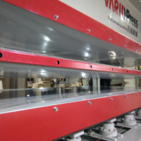 Vario Presse Manuelle MDF Panneau Aggloméré Machine à Bois Presse à Chaud Panneau de Porte en Bois Multicouche Placage 1200KN Pression Facile