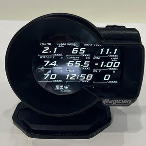 F835 büyücü araba göstergesi OBD2 Head Up ekran Turbo <span class=keywords><strong>Boost</strong></span> voltaj hız su sıcaklığı Alarm ile - Product Image 1