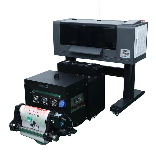 High Quality New A3 DTF Printer with Xp600/I1600 Heads Full-Automatic DTF Ink Shaker Powder Transfer 1 Year Warranty