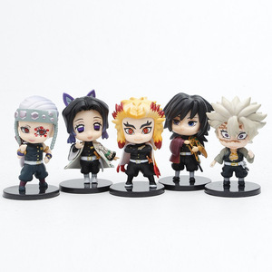 ฟิกเกอร์ตัวการ์ตูนสังหารปิศาจ5ชิ้น, ฟิกเกอร์อนิเมะ tanjiro <span class=keywords><strong>genya</strong></span> giyuu kochou Shinobu kyojuriu uzui Tengen Kanroji mitsuri - Product Image 6