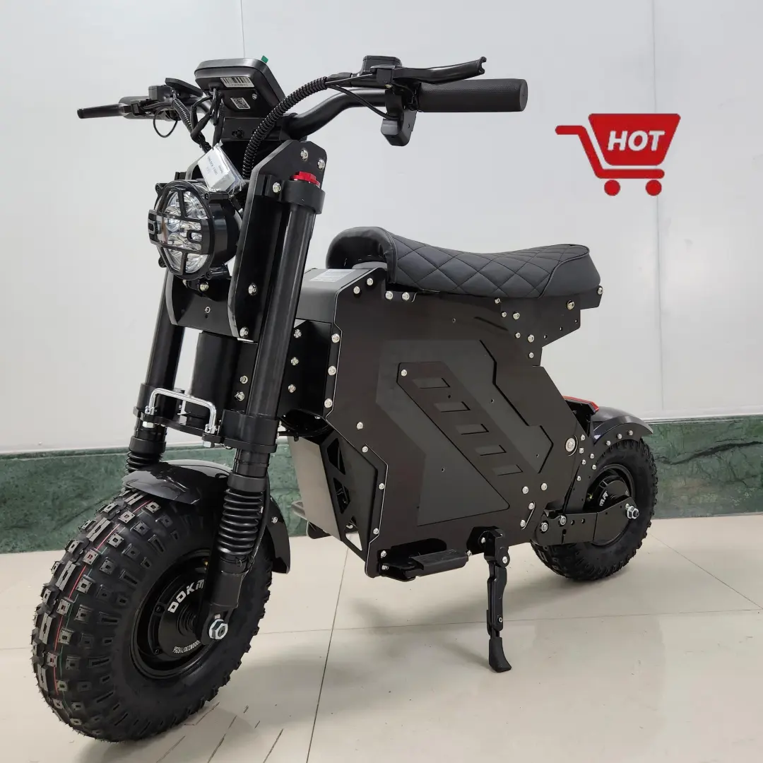 New Design Dual Motor Off-Road Electric Scooter 6000W 60V 72v 8000w 30-60Ah Long Distance Cruise Control 14 Inch Escooter